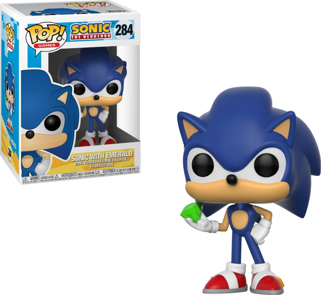 Sonic the Hedgehog   Pop Vinyl: Sonic with Emerald