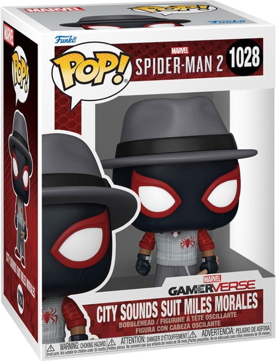 Spider-Man 2   Pop Vinyl: City Sounds Suit Miles Morales