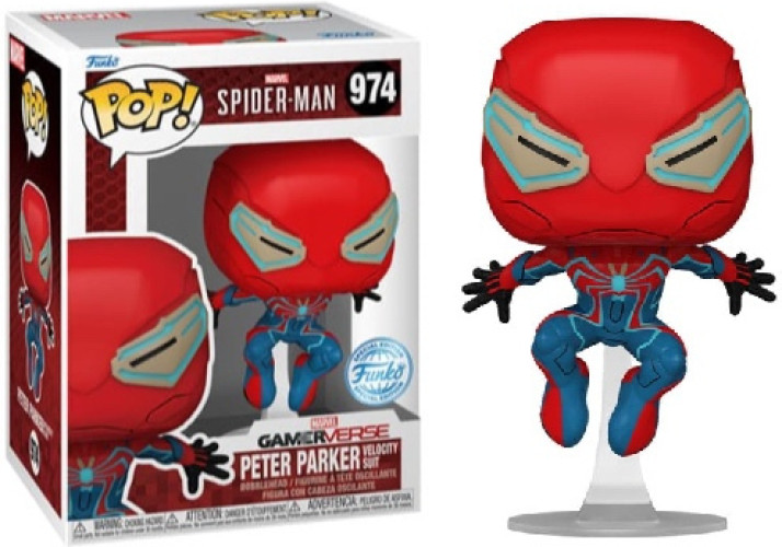 Spider-Man 2   Pop Vinyl: Peter Parker Velocity Suit