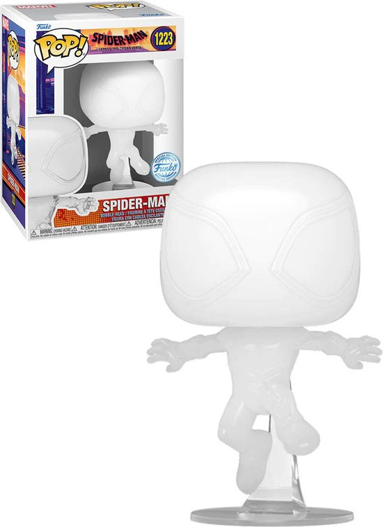 Spider-Man Across the Spiderverse   Pop Vinyl: Spider-Man Transparent (Special Edition)