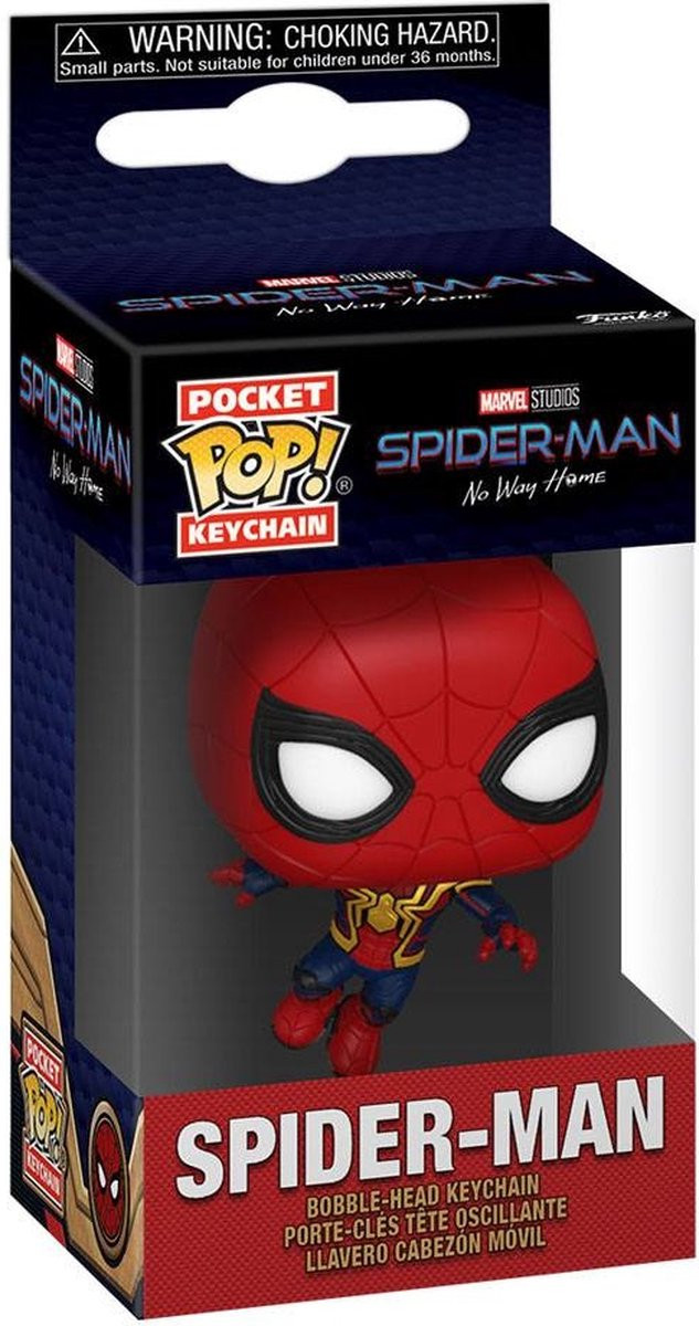 Spider-Man No Way Home Pocket Pop Keychain - Spider-Man