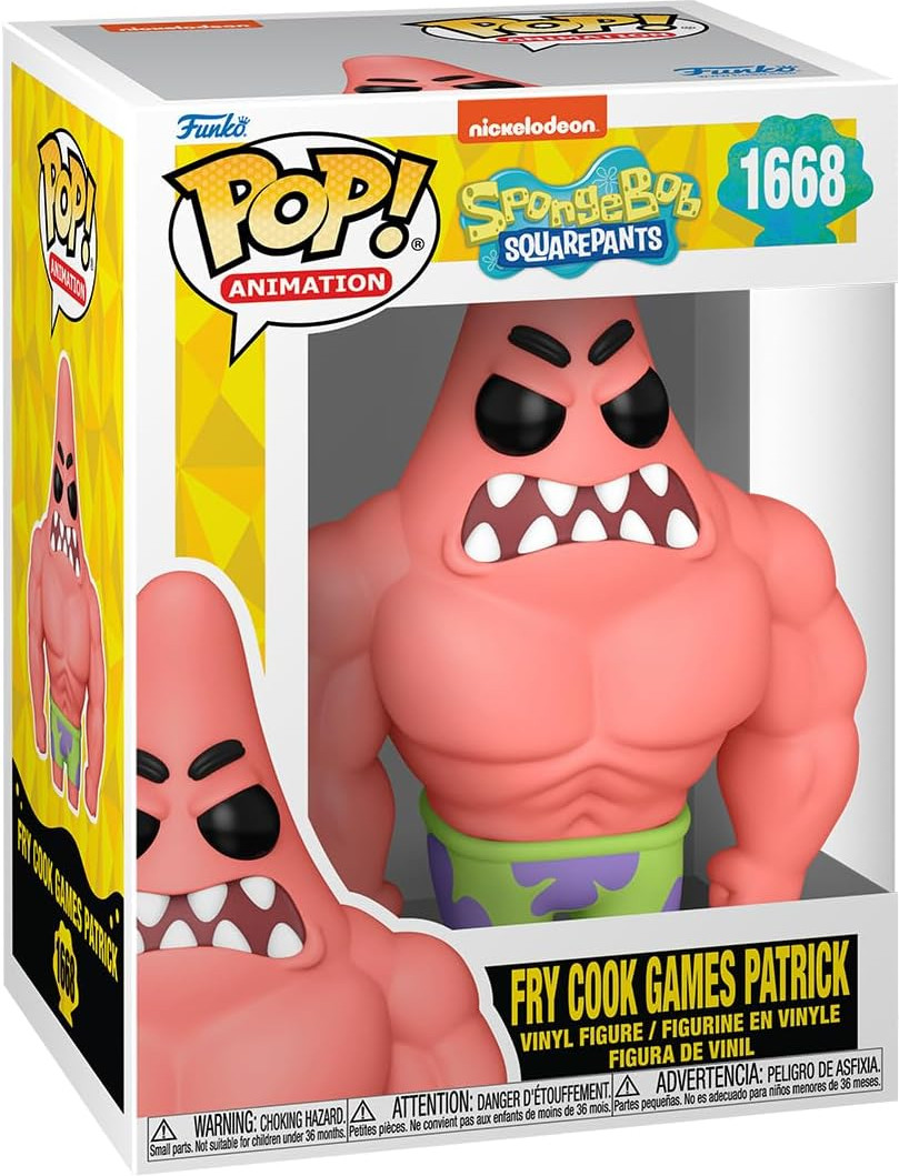 Spongebob Squarepants   Pop Vinyl: Fry Cook Games Patrick