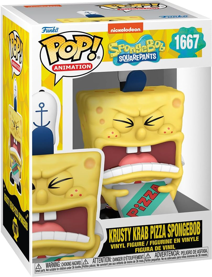 Spongebob Squarepants   Pop Vinyl: Krusty Krab Pizza Spongebob