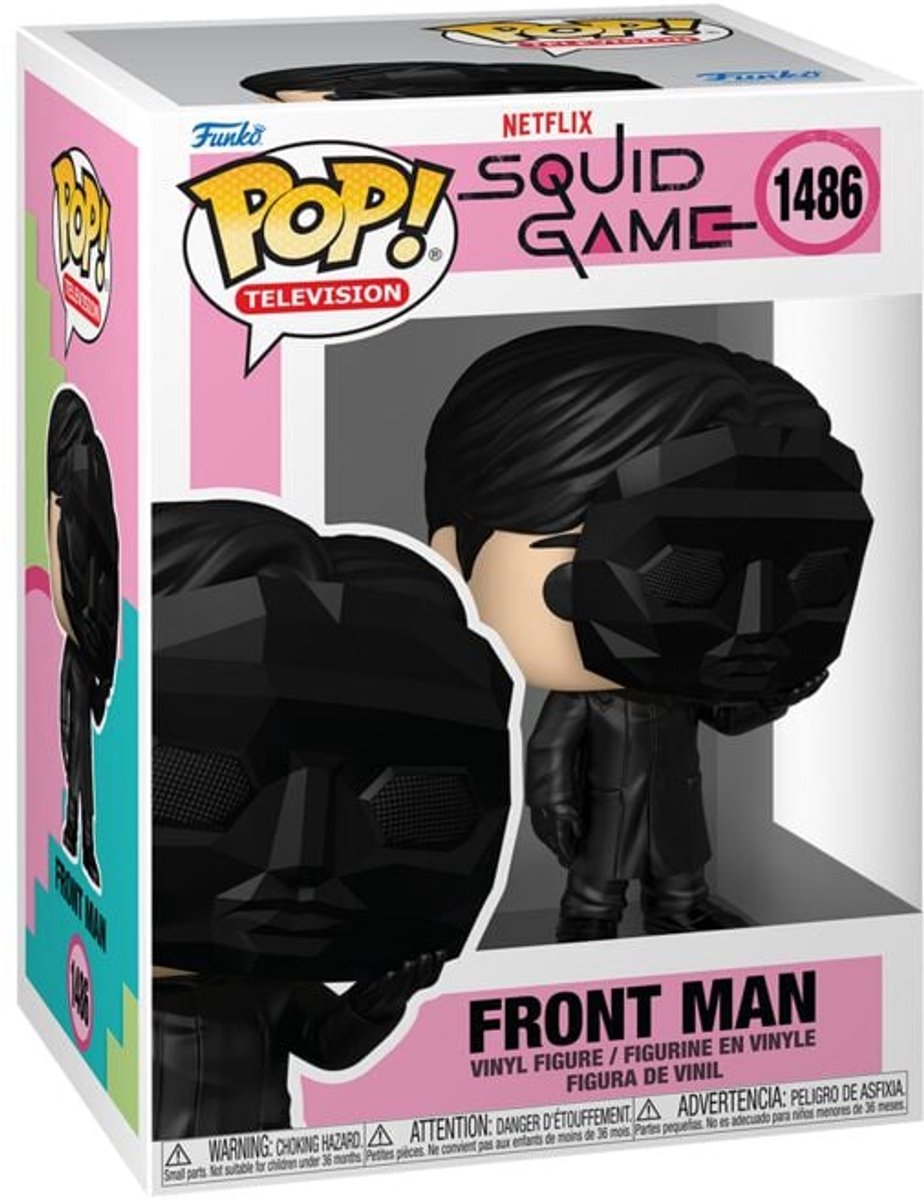 Squid Game Front Man vinylfiguur 1486   Pop! meerkleurig PVC - Fan merch, TV-series