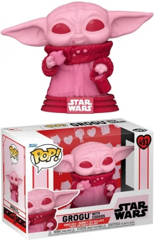 Star Wars   Pop Vinyl: Grogu with Cookies (Valentines Day)