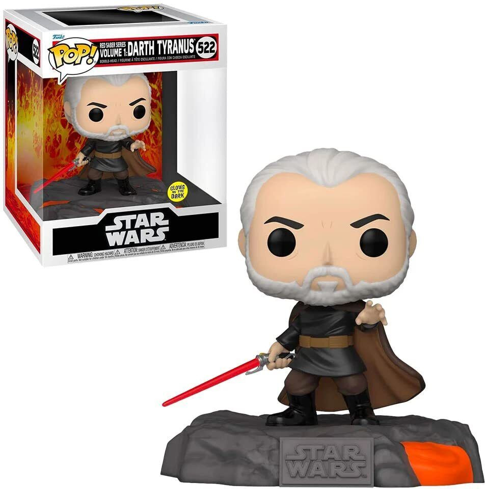 Star Wars   Pop Vinyl: Red Saber Series Volume 1 Darth Tyranus Limited Edition