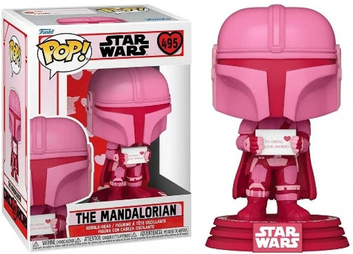 Star Wars   Pop Vinyl: The Mandalorian (Valentines Day)