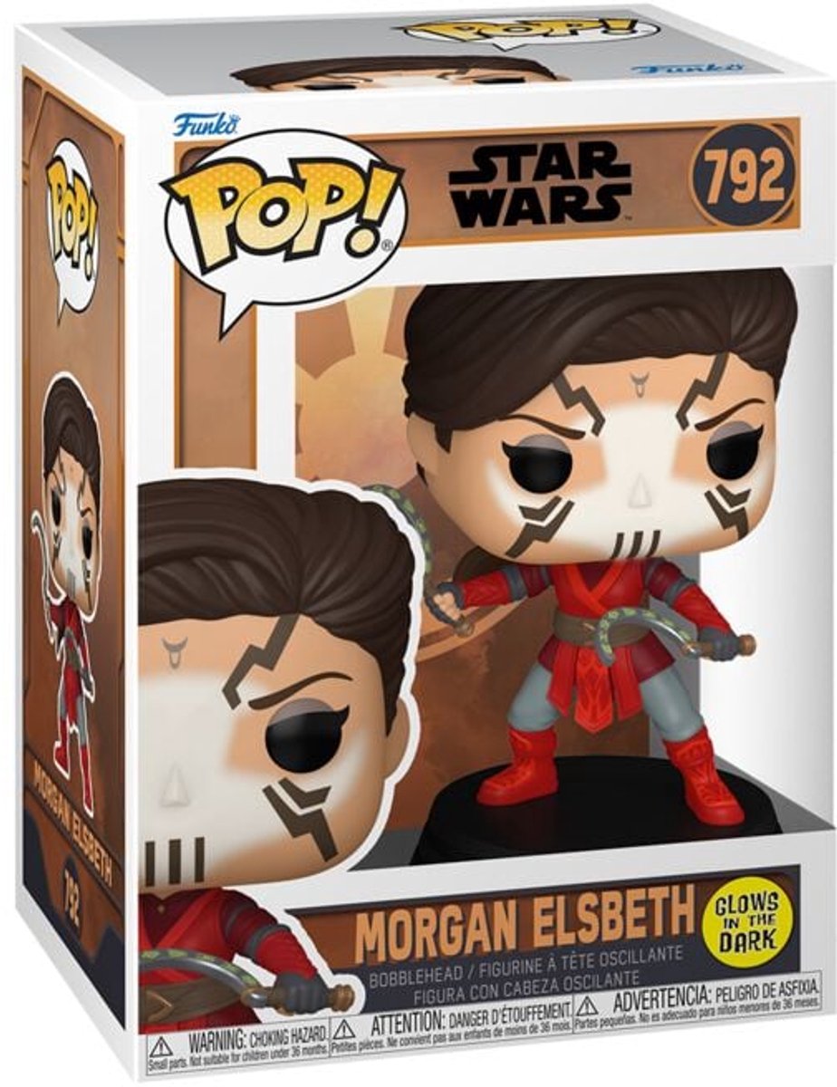 Star Wars Morgan Elsbeth (Glow in the Dark) vinylfiguur 792 Unisex   Pop! - Neutraal - Standard