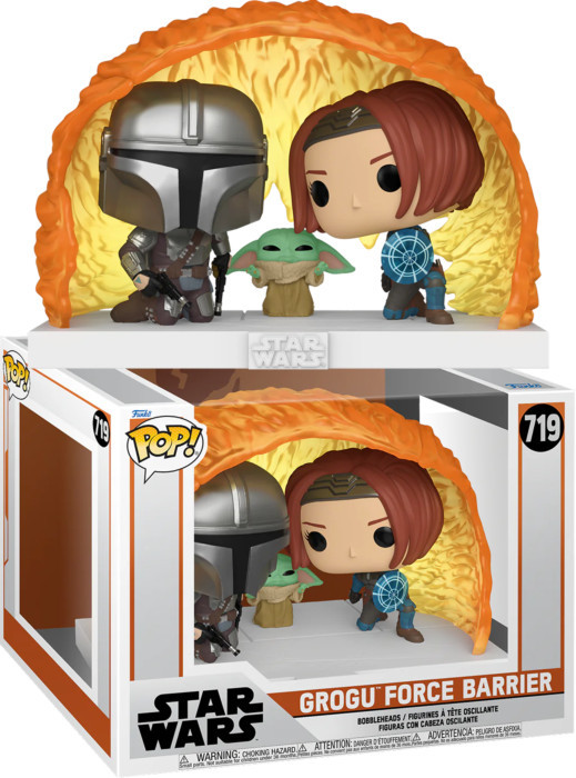 Star Wars The Mandalorian   Pop Vinyl: Grogu Force Barrier