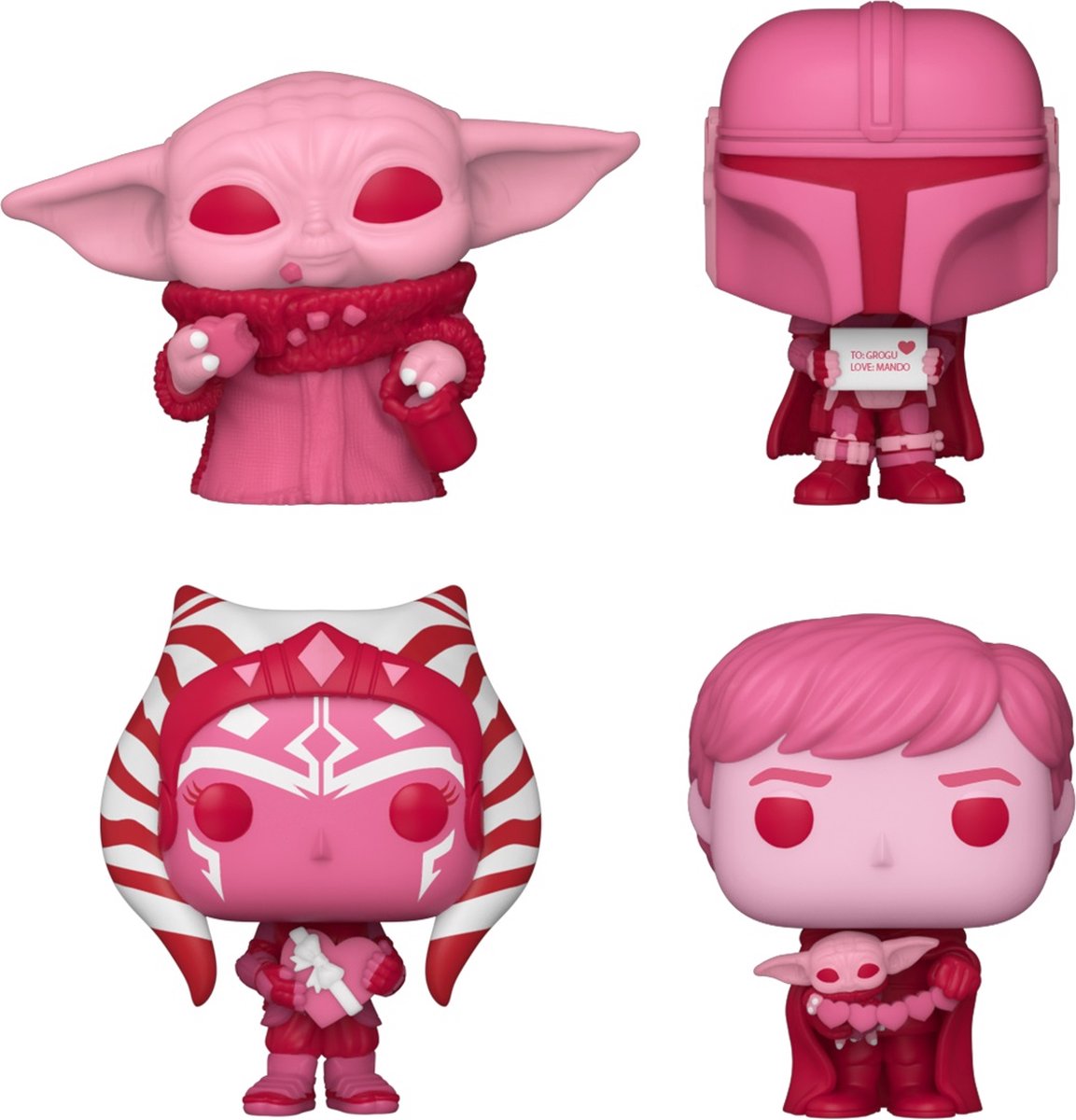 Star Wars Valentines Pocket POP! Vinyl Figure 4-Pack 4 cm