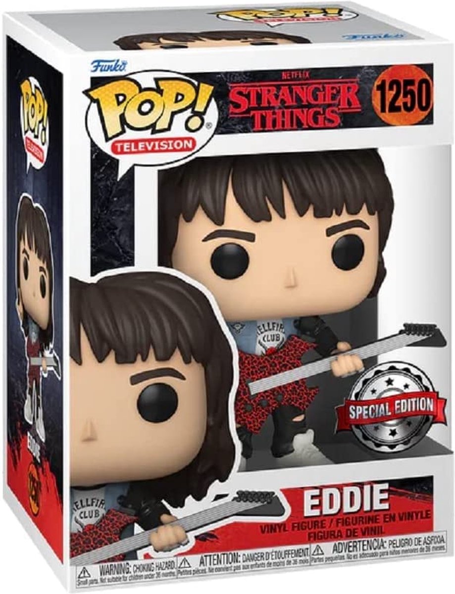 Stranger Things 4 - Eddie with Guitar Pop! Vinyl Figure