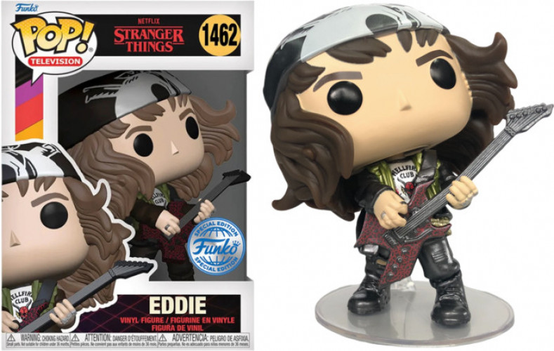 Stranger Things   Pop Vinyl: Eddie with Guitar (Metallic)