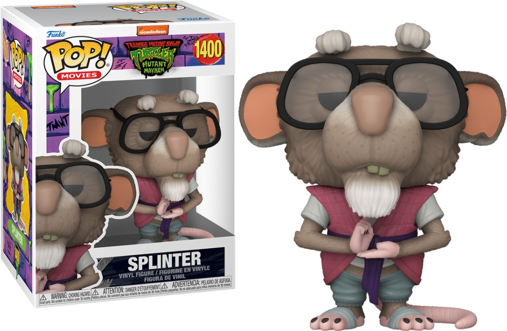 Teenage Mutant Ninja Turtles Mayhem   Pop Vinyl: Splinter