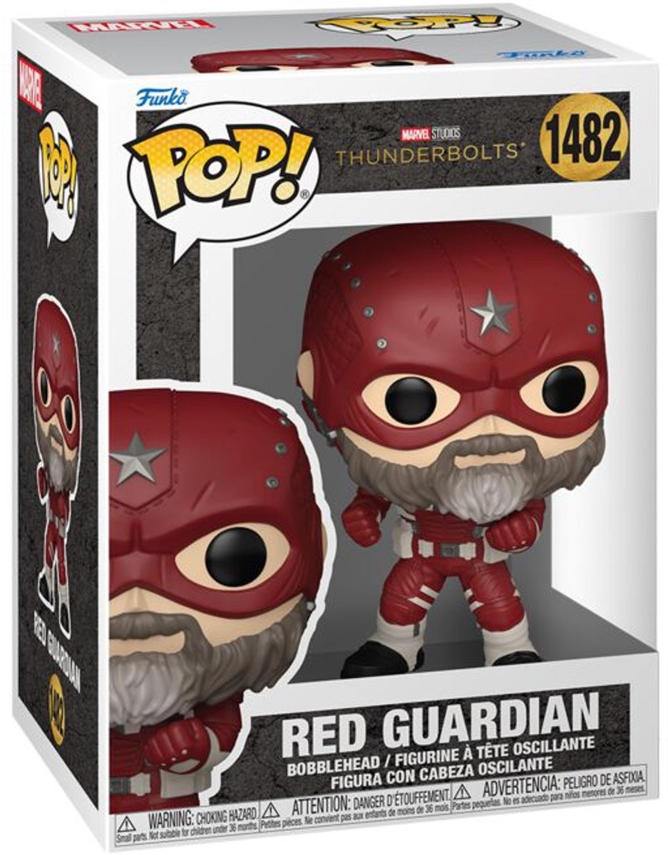 Thunderbolts Red Guardian Vinyl Figur 1482 Unisex   Pop! - Neutraal - Standard