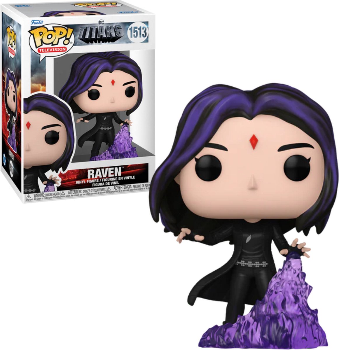 Titans Season 1 - Raven Vinyl Figur 1513   Pop! meerkleurig