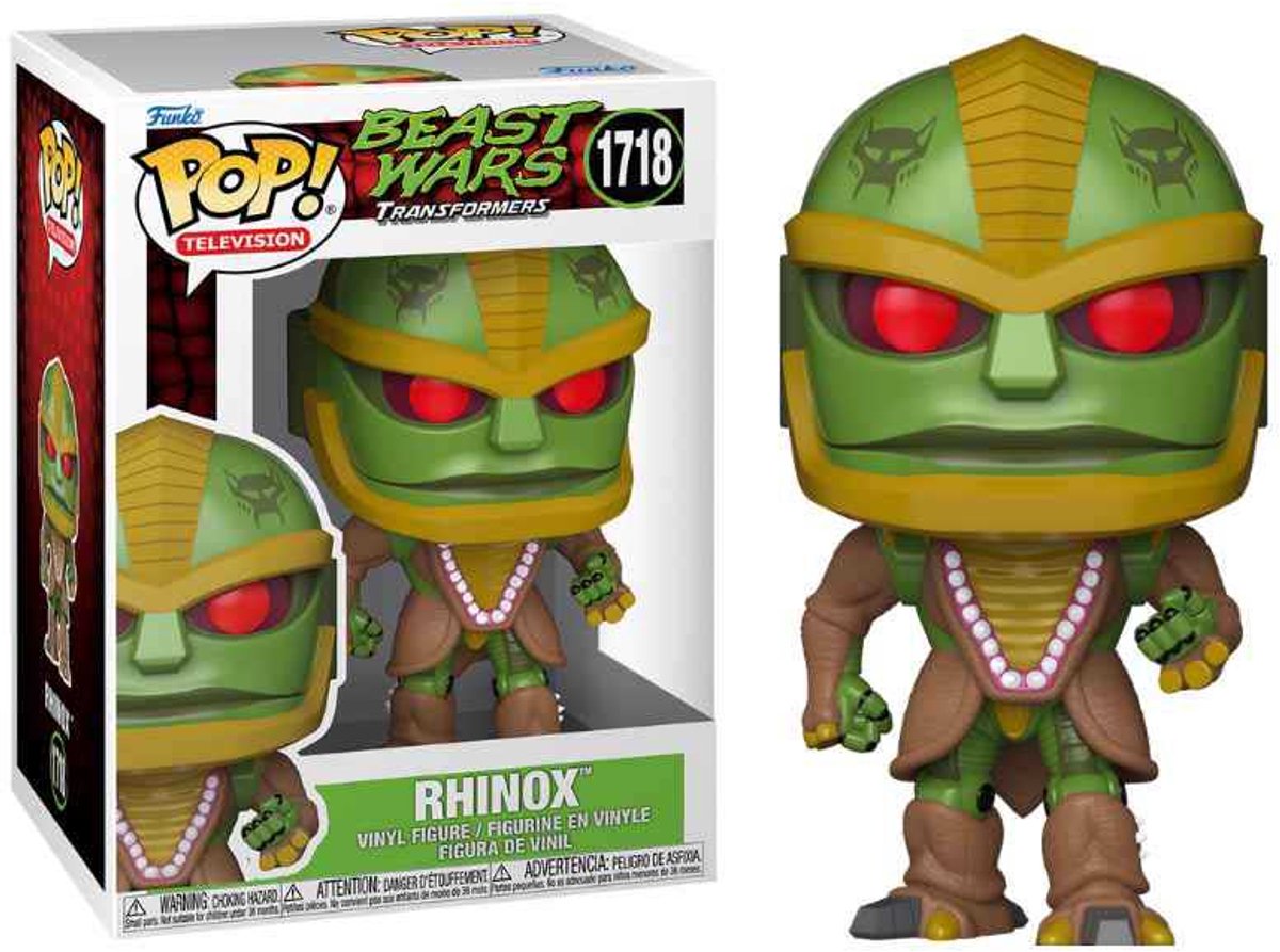 Transformers Rhinox vinylfiguur 1718 Unisex   Pop! - Neutraal - Standard