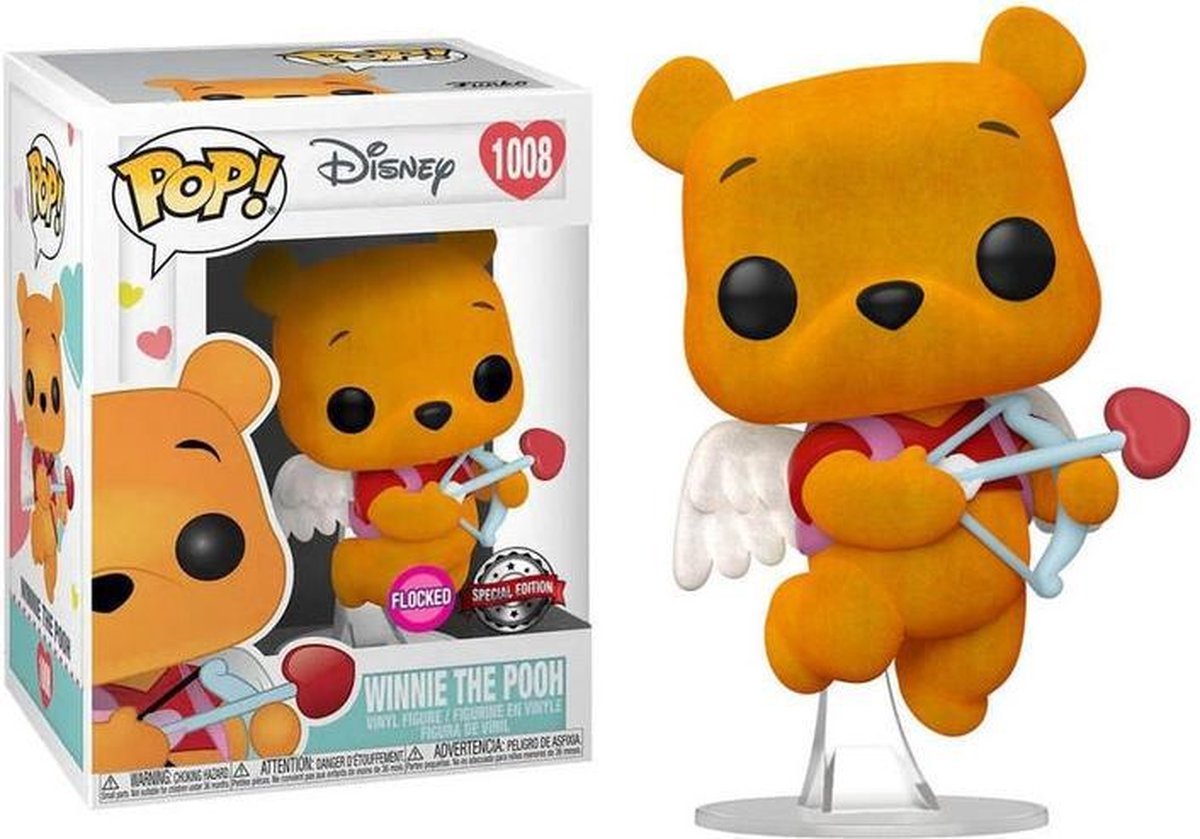 Valentines Winnie (Flocked) -   Pop! Disney - Winnie the Pooh