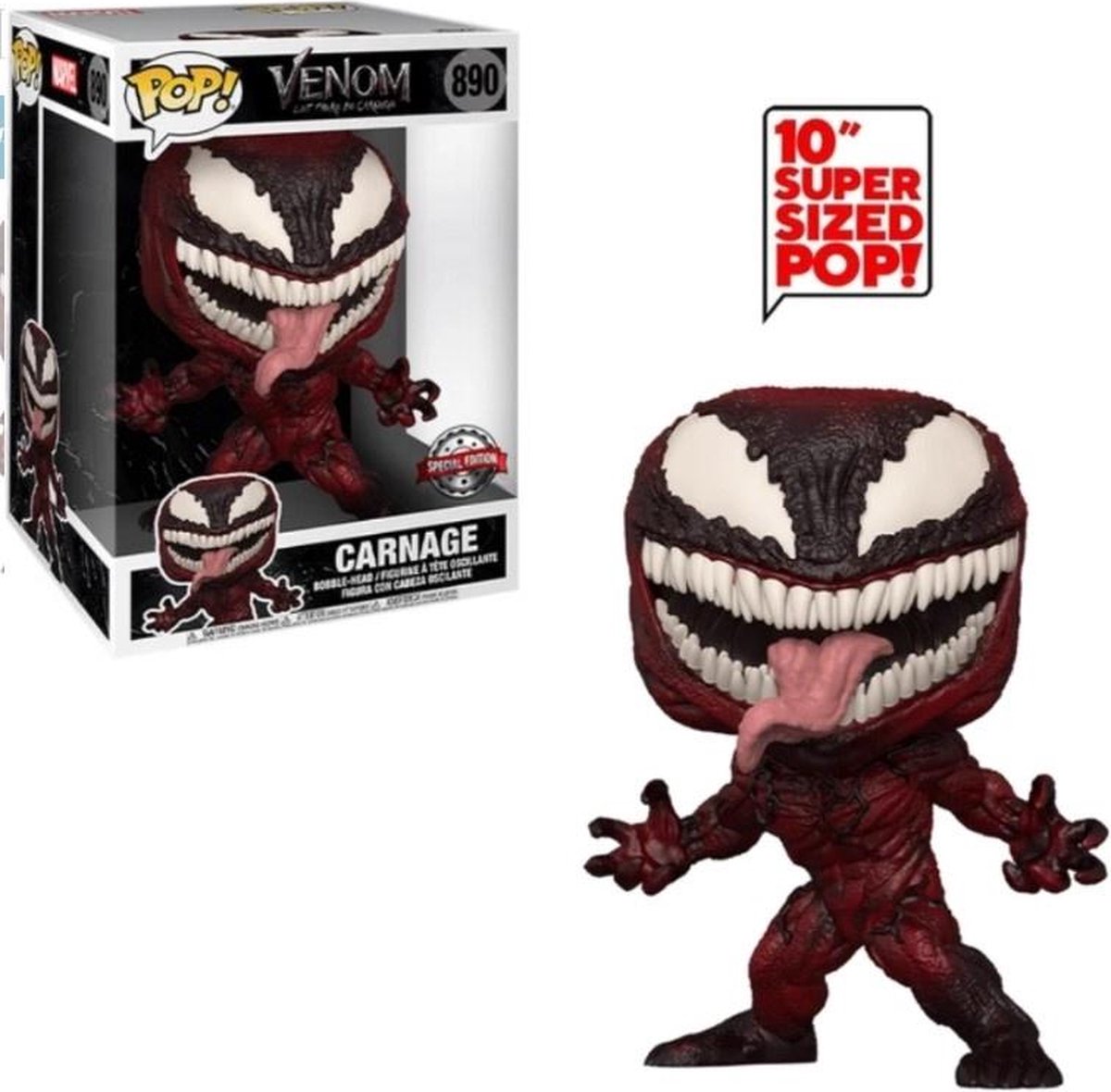 Venom Let there be Carnage Oversized Pop Vinyl: Carnage