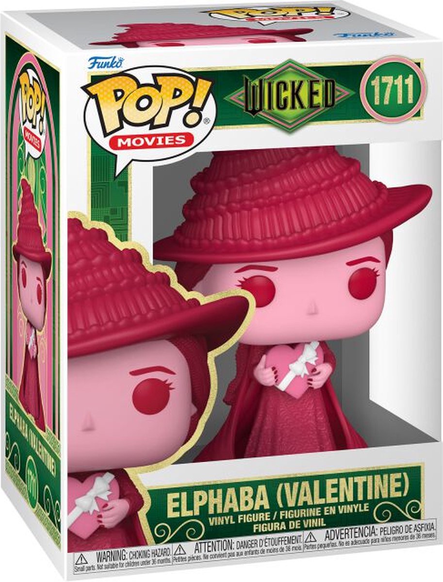 Wicked Elphaba (Valentine) vinylfiguur 1711   Pop! meerkleurig PVC - Fan merch, Film