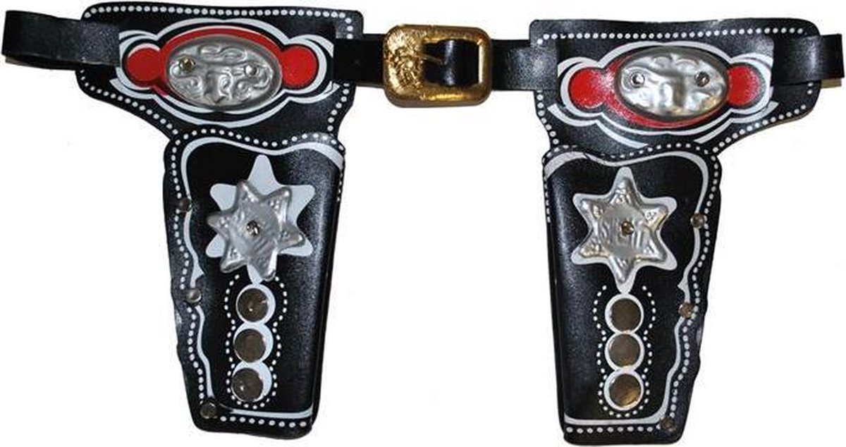 Cowboy holster dubbel - voor kinderen