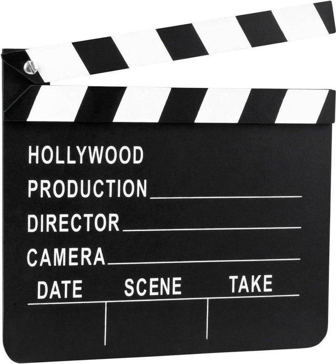 Hollywood Film Klapbord - 20x18cm - Film Clapper