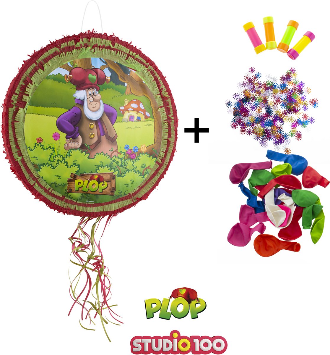 Pinata Kabouter plop + vulling om de pinata te vullen