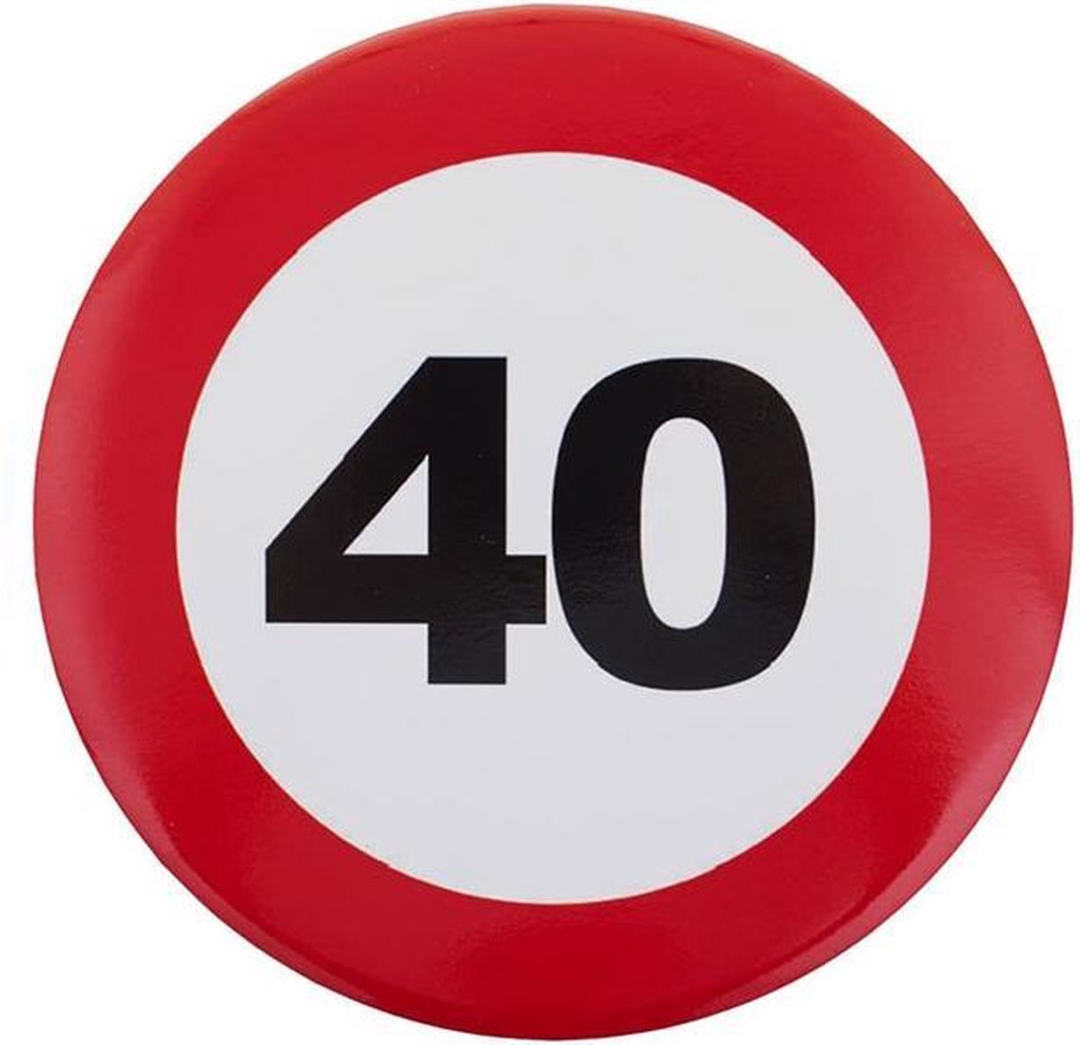 Verkeersbord Mega Button - 40