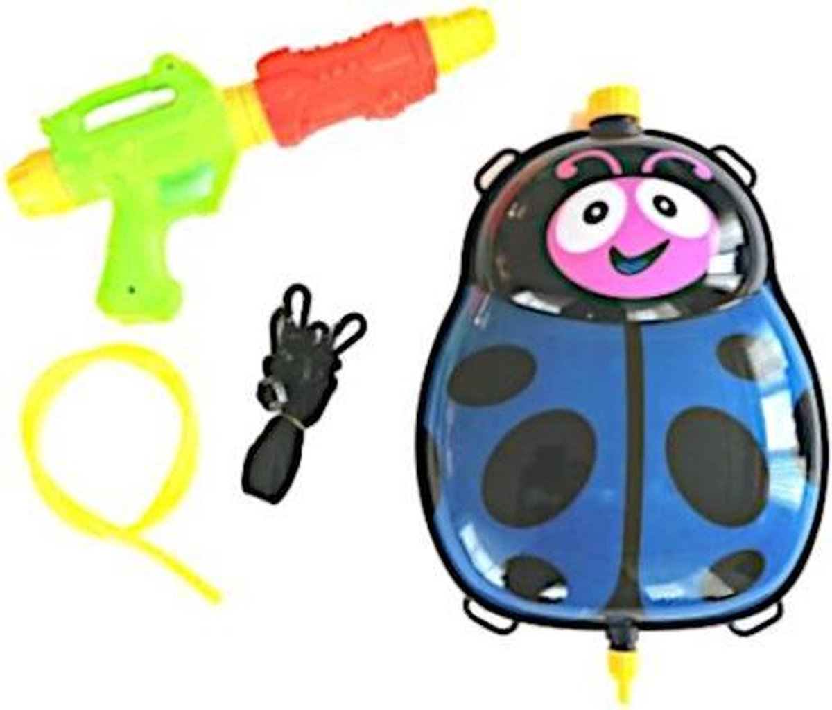 Funny Toys Waterpistool Met Tank Junior 35,5 Cm Blauw 5-delig