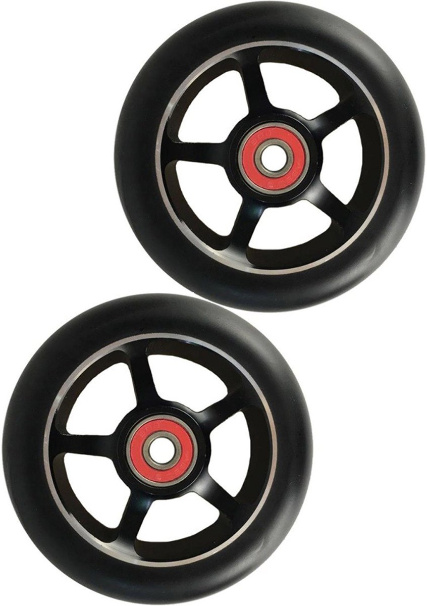 2pack Aluminium 100mm Stuntstep Wielen - (Geschikt voor alle merken stuntstep)