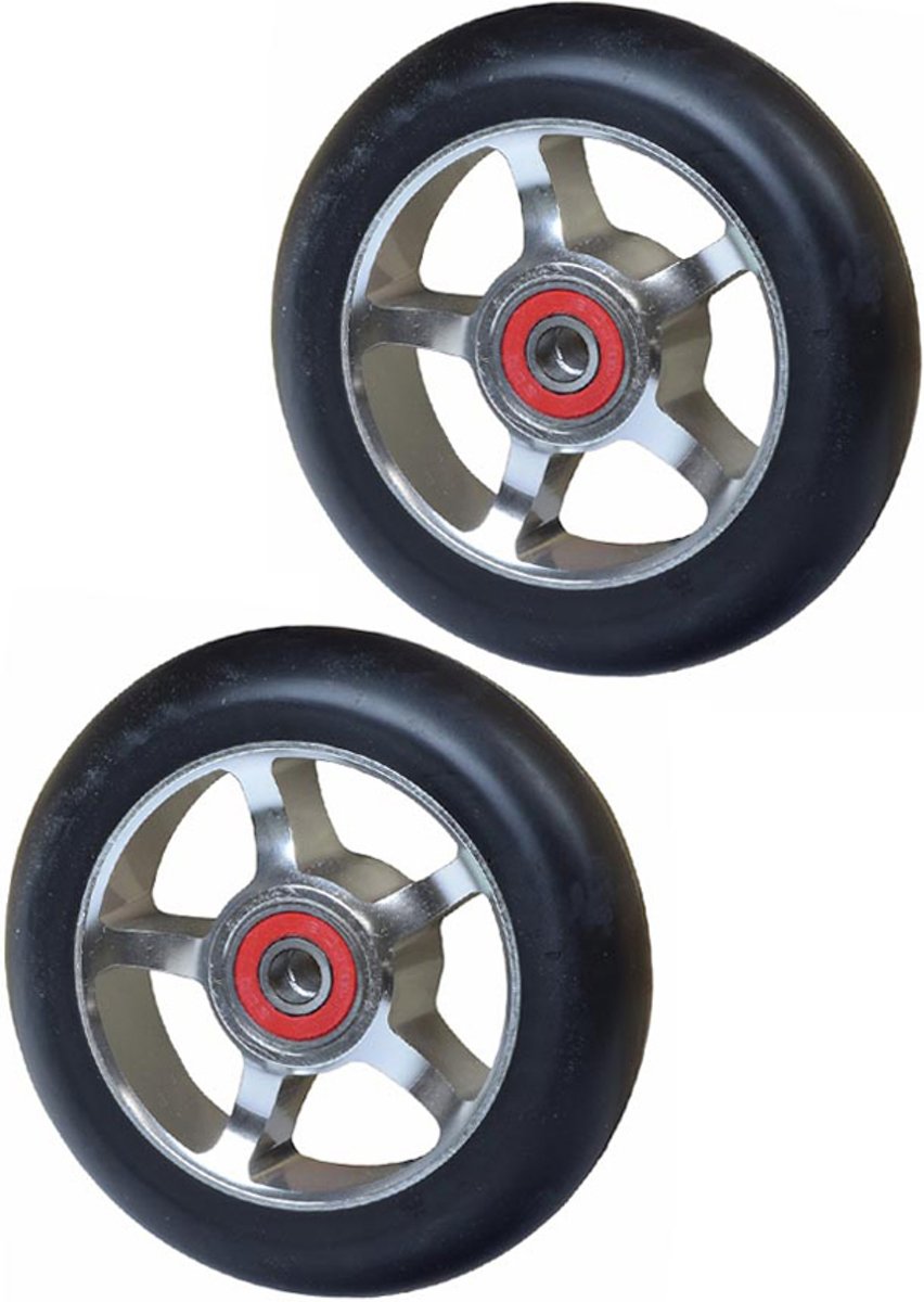 2pack Aluminium 100mm Stuntstep Wielen - (Geschikt voor alle merken stuntstep)