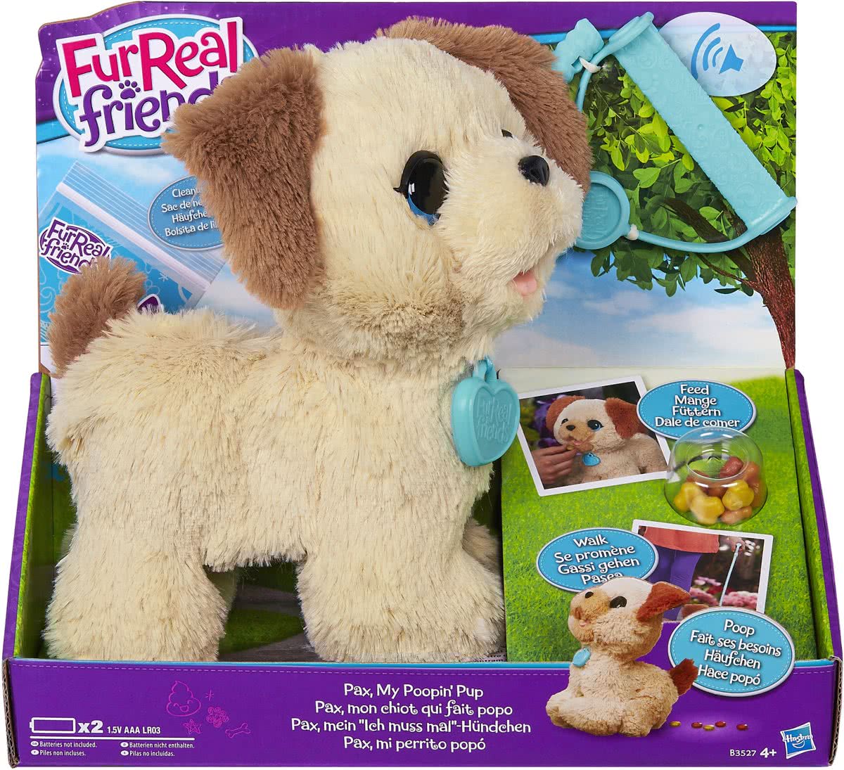 FurReal Friends Pax, Mijn Pup Moet Nodig - Interactieve knuffel