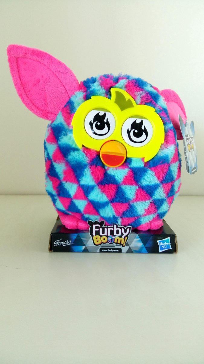 Furby Knuffel - Blauw/Roze 20 cm (Niet elektronisch)