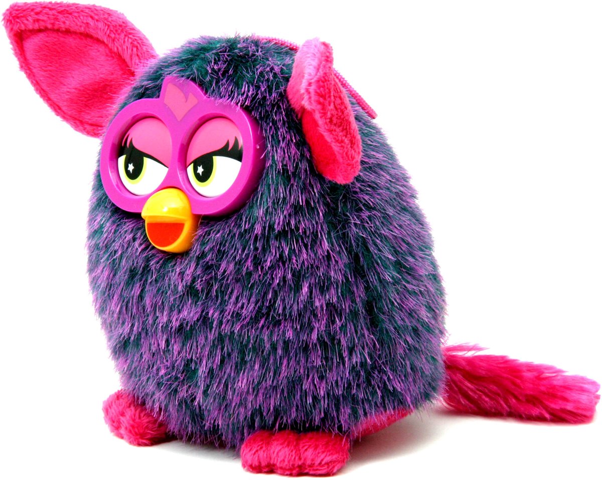 Furby Knuffel Voodoo - Paars/Blauw 14 cm