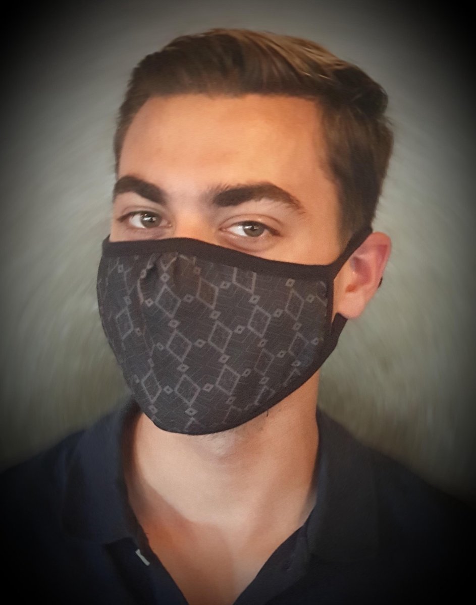 Modieuze-Unisex-100% katoenen maskers-Afstelbare bandjes-Mondkapje-mask-herbruikbaar-wasbaar-Trendy-geschikt voor OV