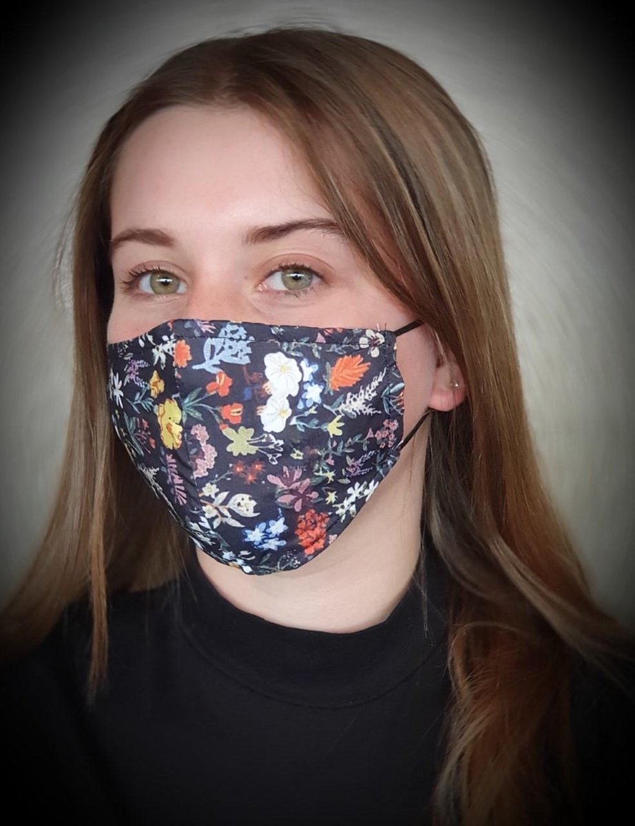 Modieuze-Unisex-100% katoenen maskers-Elastische bandjes-Mondkapje-mask-herbruikbaar-wasbaar-Trendy-geschikt voor OV