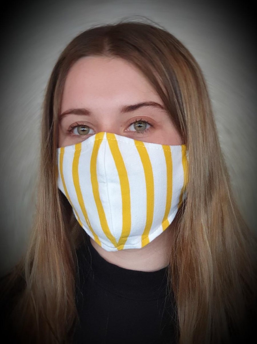 Modieuze-Unisex-100% katoenen maskers-Elastische bandjes-Mondkapje-mask-herbruikbaar-wasbaar-Trendy-geschikt voor OV