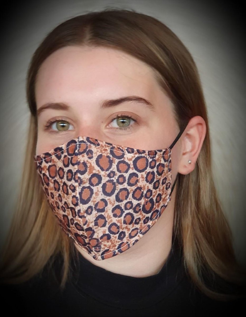 Modieuze-Unisex-100% katoenen maskers-Elastische bandjes-Mondkapje-mask-herbruikbaar-wasbaar-Trendy-geschikt voor OV