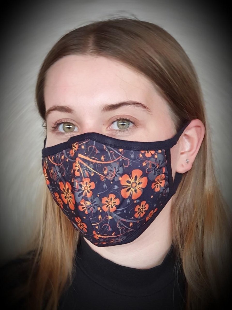 Modieuze-Unisex-100% katoenen maskers- Mondkapje-mask-herbruikbaar-wasbaar-Trendy-geschikt voor OV