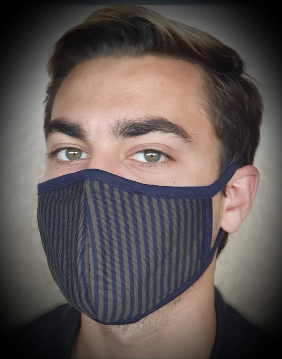 Modieuze-Unisex-100% katoenen maskers-Mondkapje-mask-herbruikbaar-wasbaar-Trendy-geschikt voor OV