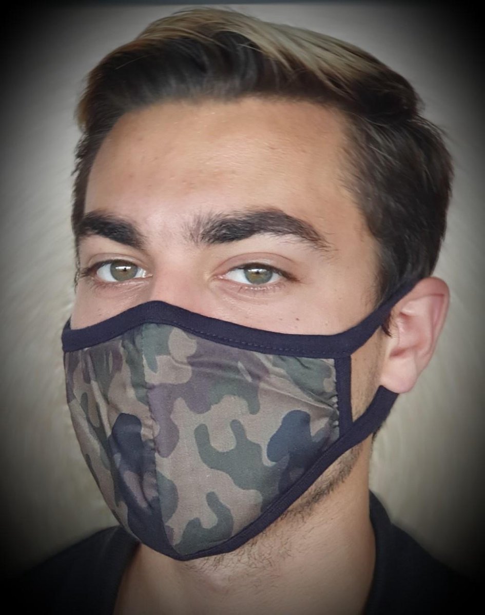 Modieuze-Unisex-100% katoenen maskers-Mondkapje-mask-herbruikbaar-wasbaar-Trendy-geschikt voor OV