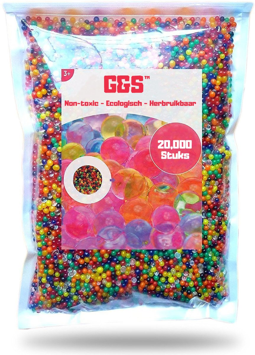 Orbeez Waterabsorberende Gel Balletjes – Multikleur - 20,000 Stuks