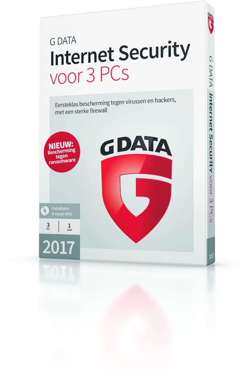 G Data Internet Security - Nederlands - 3 Apparaten - Windows