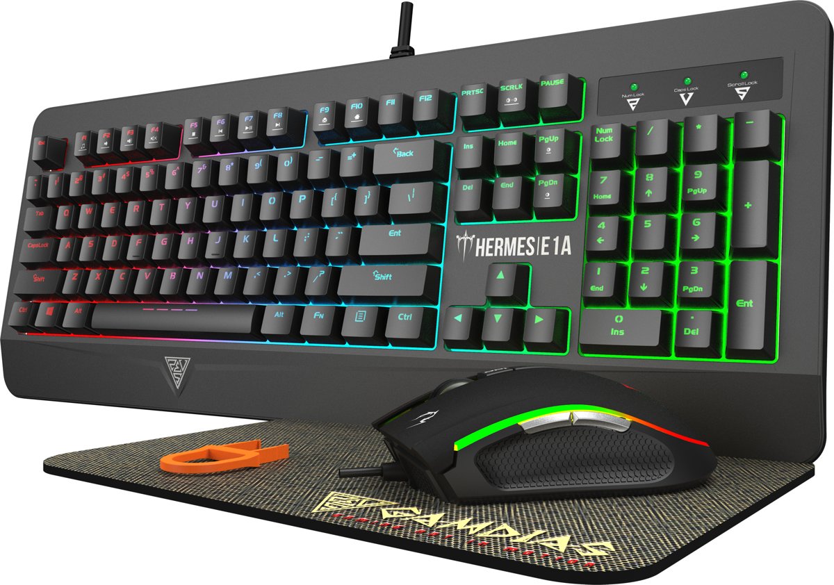 GAMDIAS Hermes E1A 3-in-1 Gaming Combo Desktopset