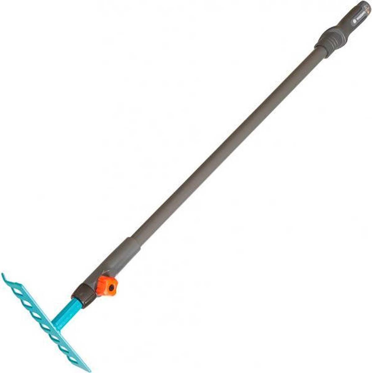 tuinhark junior 78,5 cm staal turquoise/grijs