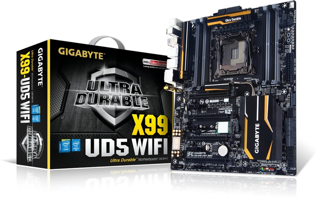 Gigabyte GA-X99-UD5 WIFI moederbord LGA 2011 (Socket R) Verlengd ATX Intel® X99