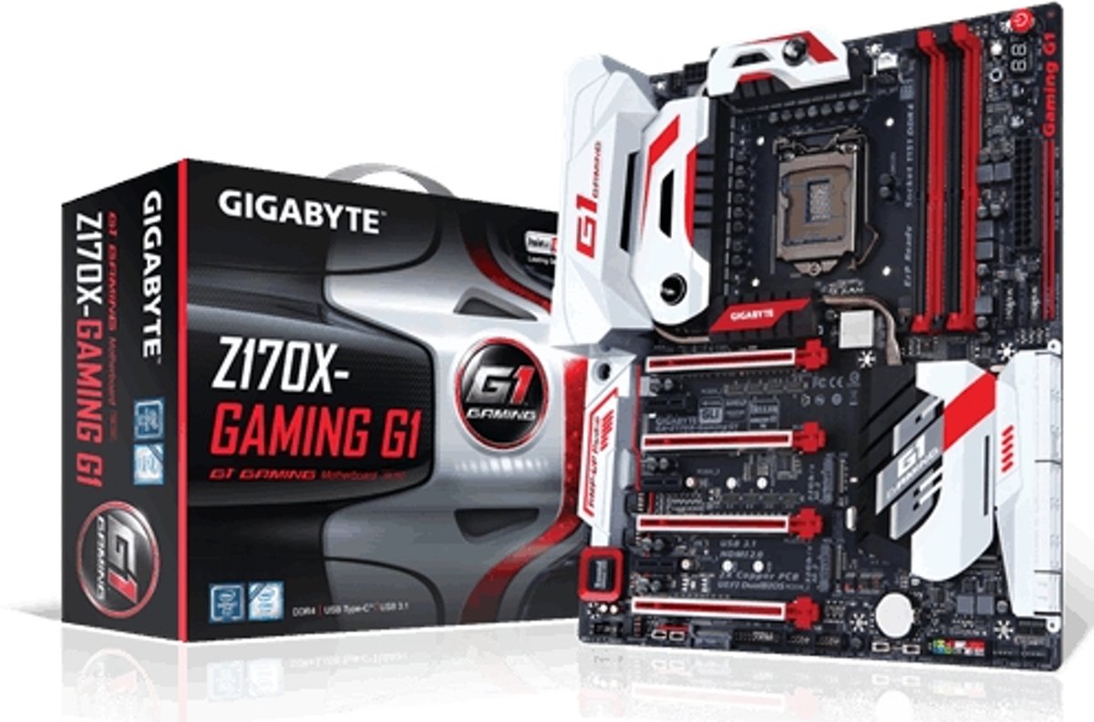 Gigabyte GA-Z170X-Gaming G1 Intel® Z170 Express Chipset LGA 1151 (Socket H4) Verlengd ATX moederbord