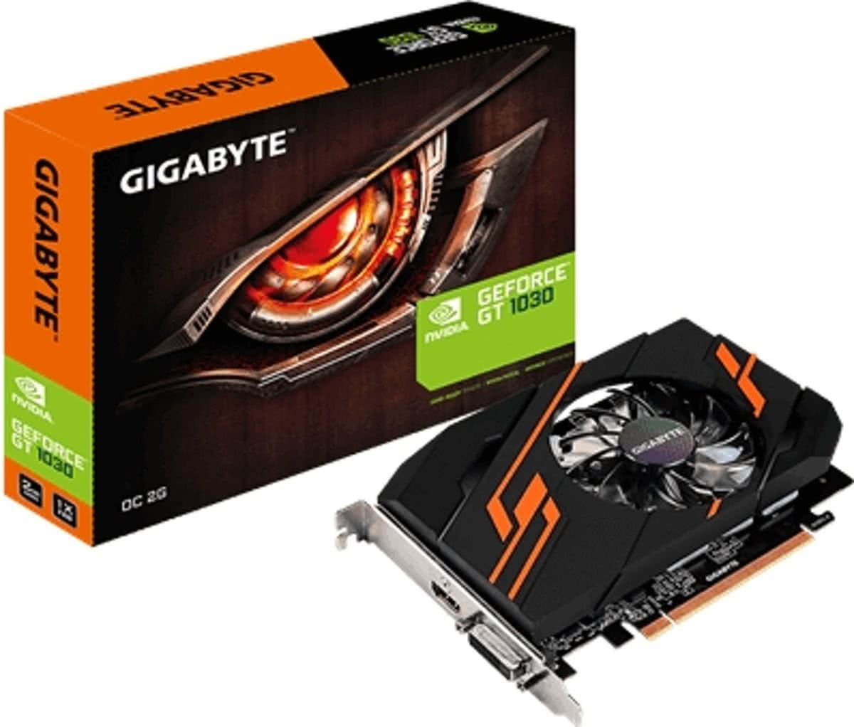 Gigabyte GV-N1030OC-2GI GeForce GT 1030 2GB GDDR5 videokaart