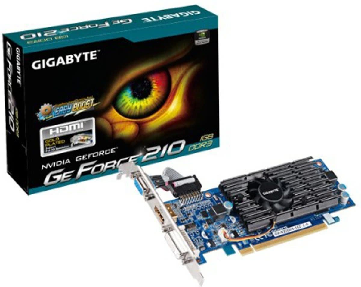 Gigabyte GV-N210D3-1GI GeForce 210 1GB GDDR3 videokaart