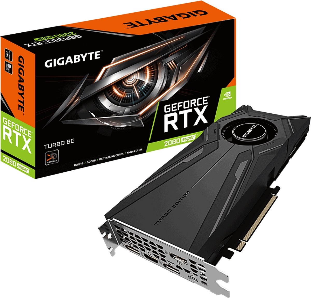 Gigabyte GeForce RTX 2080 SUPER TURBO Grafische kaart