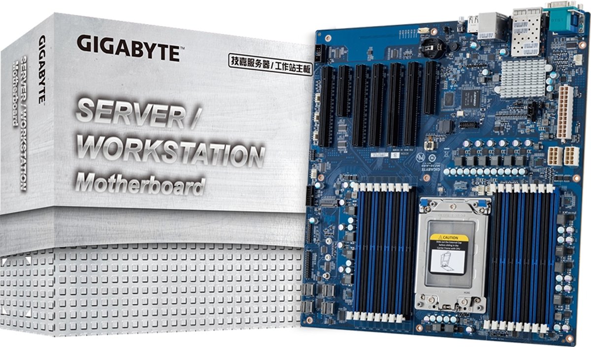 Gigabyte MZ31-AR0 server-/werkstationmoederbord Socket SP3 Verlengd ATX